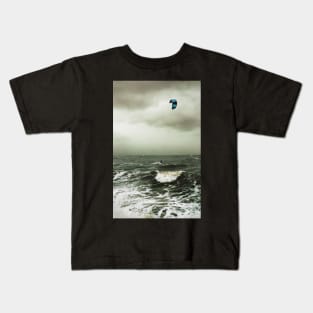 Intrepid Windsurfer Kids T-Shirt